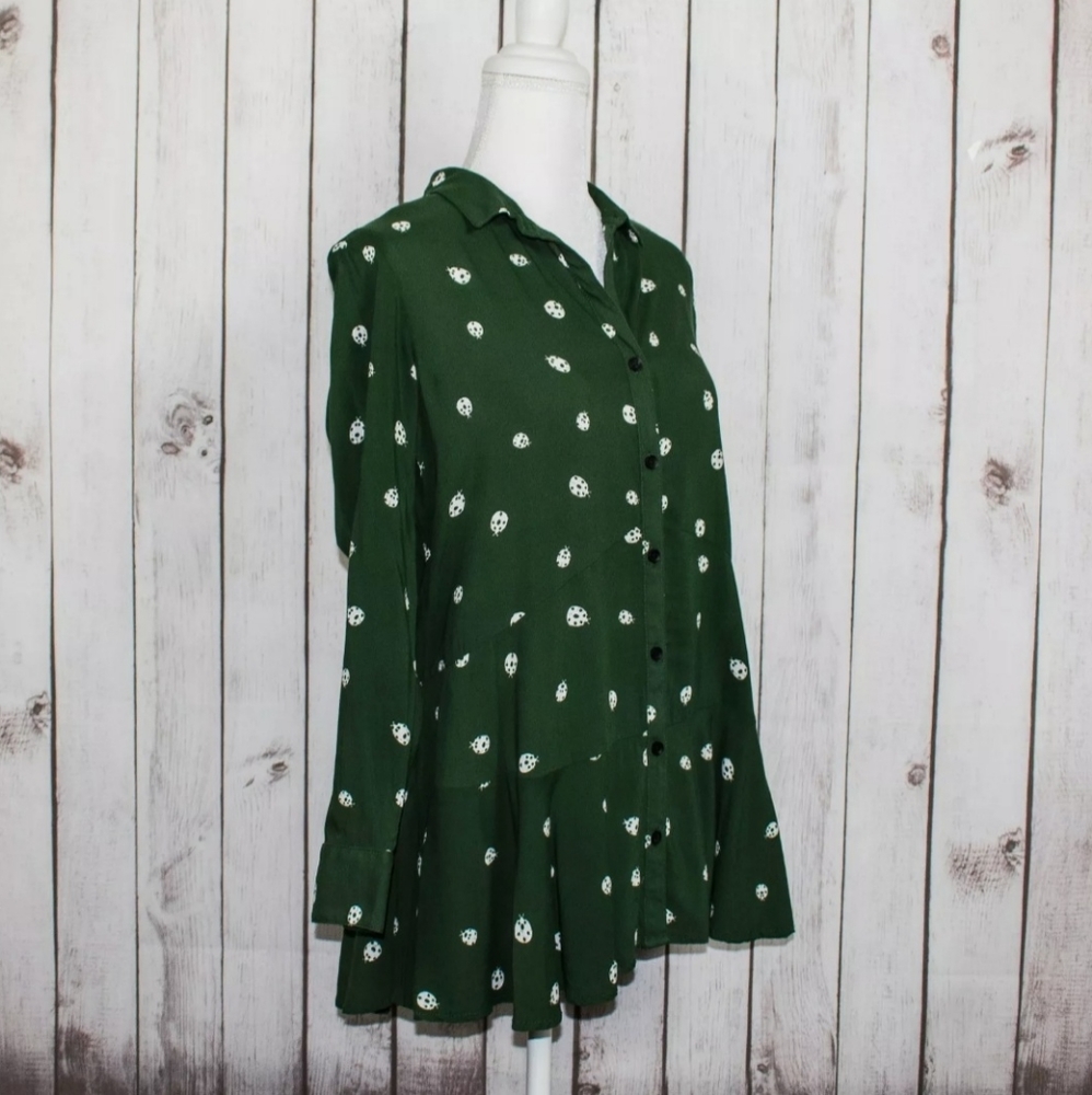 HP!🐞 11.1.Tylho Ladybug Peplum Tunic - Picture 3 of 16